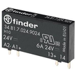 34.81.7.024.9024 Finder SSR-Steck-/ Printrelai 1WE 6A 24VDC Produktbild