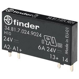 34.81.7.024.9024 Finder SSR-Steck-/ Printrelai 1WE 6A 24VDC Produktbild