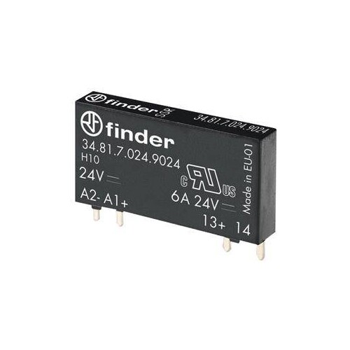 34.81.7.024.9024 Finder SSR-Steck-/ Printrelai 1WE 6A 24VDC Produktbild