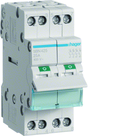 SBN425 Hager Ausschalter RE 4-Pol IN25A Produktbild front M