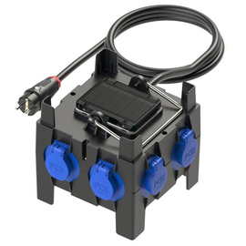 9030040 PCE Mobilverteiler IMST 7xSSD 2m Kabel 3G2,5 m.Schukoste. Kunststoff Produktbild front M