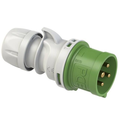 024-2 PCE CEE-Stecker 4x32A 2H SHARK Schraubbar Produktbild Front View L