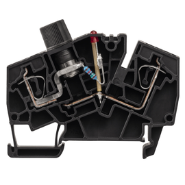 1867440000 WEIDMÜLLER Sicherungs- Reihenklemmen ZSI 2.5-2/2X2AN/G20/LD1 Produktbild front M