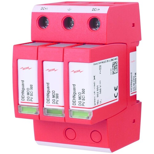 952515 DEHN Überspannungsableiter Typ 2 DG M YPV SCI 1000 FM f. PV-Anl. 1000VDC Produktbild