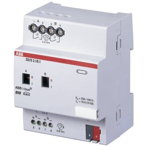 SD/S 2.16.1 STOTZ SD/S 2.16.1 KNX Sch.Dimmaktor 2f Produktbild