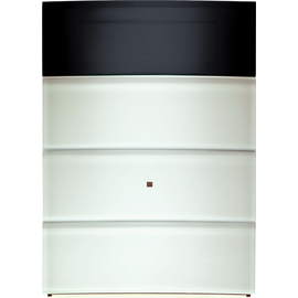 75663590 Berker BERKER KNX B.IQ Tastsensor 3fach mit Display, Glas polar Produktbild front M