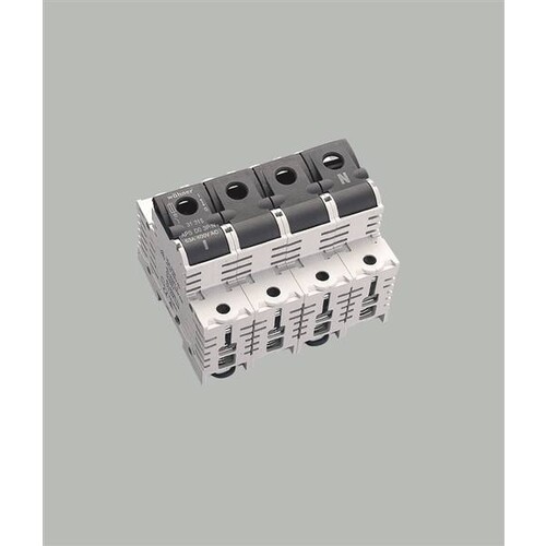 92000215 WÖHNER D0-Ambus Powerswitch LTS 63A 3p+N Sicherungs-Lasttrennschalter Produktbild Front View L