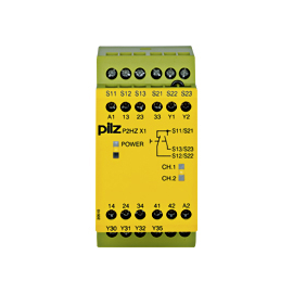 774340 PILZ P2HZ X1 24VDC 3n/o 1n/c Sicherheitsrelais 2-Hand Produktbild