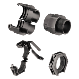 49110140 FRÄNKISCHE COV Teilbare Verschraubung Typ 14 PG13,5 schwarz Produktbild front M