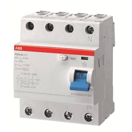 GHF2040094R3550 ABB FI-Schalter F204AS-40/0,1,selektiv Produktbild Front View L