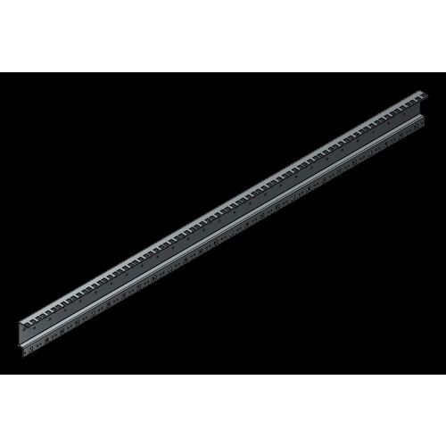 19PRS-4 Mehler Profilschiene f. 19 Zoll Datenbank L1156mm passend f. B=600mm Produktbild Front View L