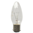 40861 Scharnberger Kerzenlampe Ba22d 40W klar Produktbild front S