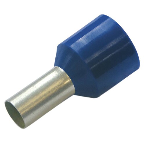 270914 HAUPA Aderendhülse 16/12 blau für kurzschlusssichere Leitungen Produktbild Front View L