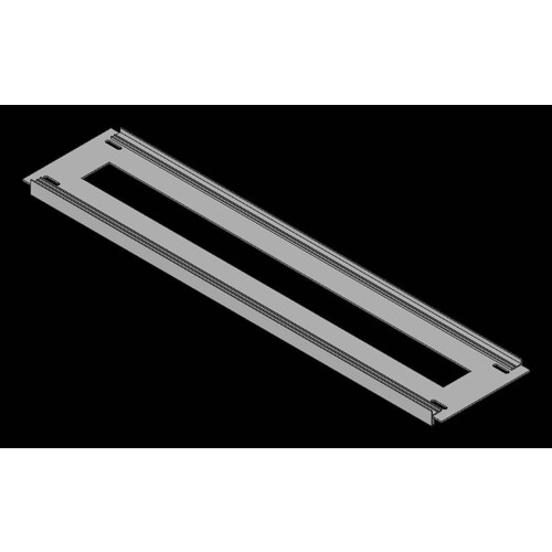 BCS150i Mehler Schlitzblende Breite C Kunststoff B690xH150mm Produktbild Front View L