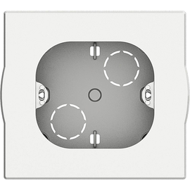 502BI BTICINO Aufputzgehäuse 2mod WEISS Produktbild