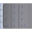 353003 Bticino Frontblende Codelock-/ Zehnertastatur Allstreet Produktbild