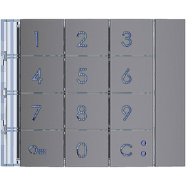 353003 Bticino Frontblende Codelock-/ Zehnertastatur Allstreet Produktbild