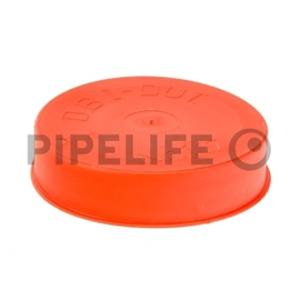 DX-VS90 PIPELIFE Verschlusskappe 90 schwarz sanddicht Produktbild front M