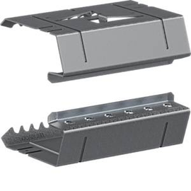 BRS651309 Tehalit Kupplungspaar f.Kanal Stahl reinweiss Produktbild