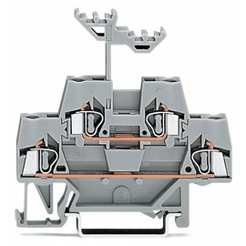 280-519 Wago Klemme 2,5mm grau Doppelstockklemme (VPE 50 Stk) Produktbild