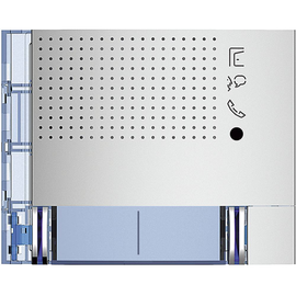 351141 Bticino Frontblende Lautsprecher Led 2 Ruftasten 2-Reihig Allmetal Produktbild front M