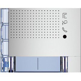 351141 Bticino Frontblende Lautsprecher Led 2 Ruftasten 2-Reihig Allmetal Produktbild