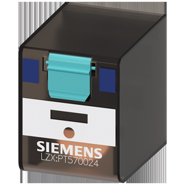 LZX:PT570024 SIEMENS Steckrelais 4 Wechsler 24VDC 6A Breite 22,5mm Produktbild front M