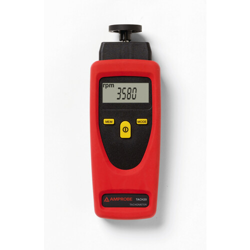 3311961 AMPROBE Tachometer TACH20 optisch mechanisch U/m m/min Länge Produktbild
