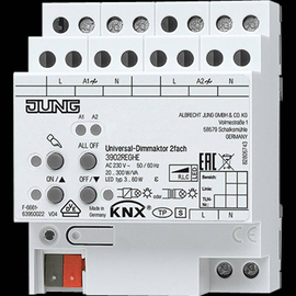 3902REGHE Jung KNX Universal Dimmaktor 2fach Produktbild