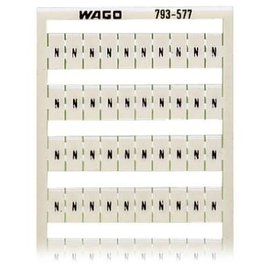 793-577 WAGO Klemmenbeschriftung N waagrecht 5mm Produktbild