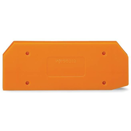 282-315 WAGO Abschluss-u.Zwischenplatte orange Produktbild