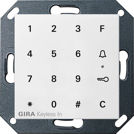 260527 GIRA Gira Keyless In Codetastatur System 55 Reinweiß matt Produktbild