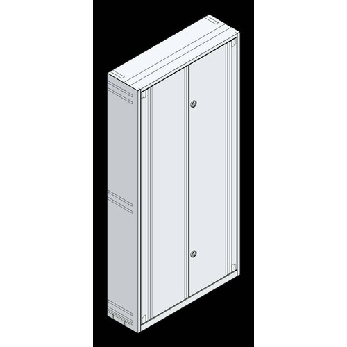 AMST-D/300 Mehler Standverteiler leicht m.Tür o.RW IP30 außen 985x2050x300mm Produktbild Front View L