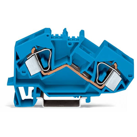 783-604 WAGO 2-Leiter-Durchgangsreihen- klemme 16mm² blau topJop Produktbild