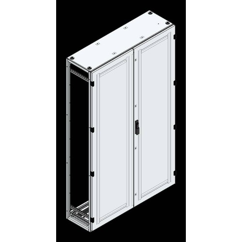 AL/TSRM-E/40/20 Mehler Alu-Anreihschrank BXHXT=1200x2000x400mm Produktbild Front View L