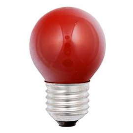 40270 Scharnberger Tropfenl.E27 15W Rot Produktbild front M