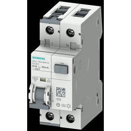 5SU1354-6KK16 Siemens FI/LS A,30MA 1+N-P B16 10KA Produktbild