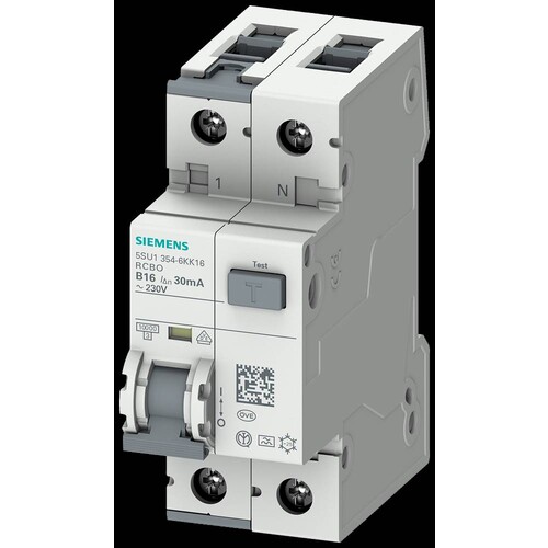 5SU1354-6KK16 Siemens FI/LS A,30MA 1+N-P B16 10KA Produktbild