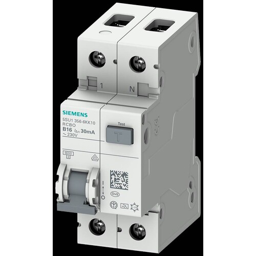 5SU1356-6KK10 Siemens FI/LS A,30MA 1+N-P B10 6KA Produktbild