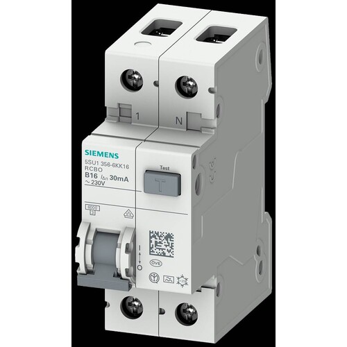 5SU1356-6KK16 Siemens FI/LS A,30MA 1+N-P B16 6KA Produktbild