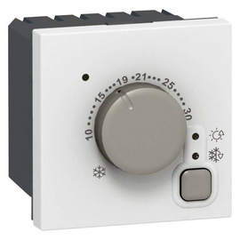 076720 LEGRAND MSC Thermostat 2mod ws Produktbild