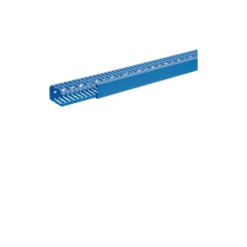 BA760040BL HAGER Verdrahtungskanal BA7 60x40, blau Produktbild Front View L