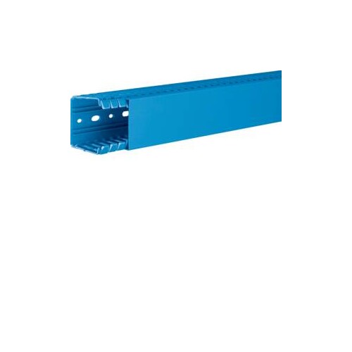 BA760060BL HAGER Verdrahtungskanal BA7 60x60, blau Produktbild Front View L