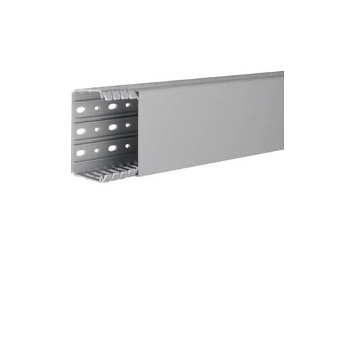 BA760100 HAGER Verdrahtungskanal BA7 60x100, grau Produktbild Front View L