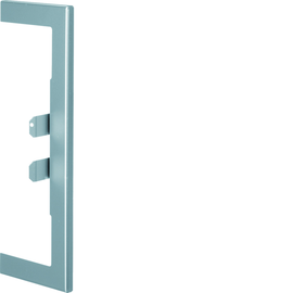 BRA65210WBLAN HAGER Wandanschlussblende,BRA65210B,Stahlbl,la Produktbild front M