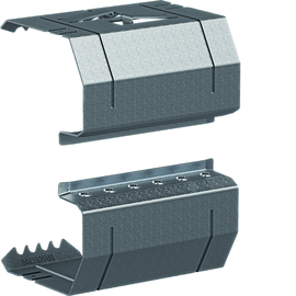 BRS651709 HAGER Kupplungspaar,BRS65170,Stahlbl,verz Produktbild front M