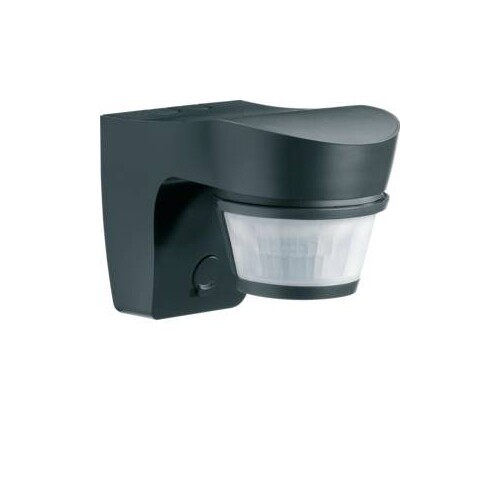 EE821 HAGER Bewegungsmelder 140° IP55 anthrazit Produktbild Front View L