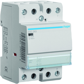 ESC263 HAGER Schütze,63A,2S,230V Produktbild front M