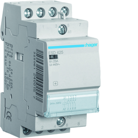 ESD425 HAGER Schütze , 25A, 4S, 24V Produktbild front M