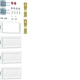 FZ444S HAGER Verbindungssatz,univ.,vertikal,4feld,QS Produktbild front M